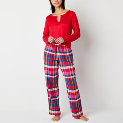 Sleep Chic Womens Tall Flannel Pajama Pants