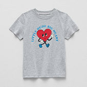 Thereabouts Little & Big Girls V Neck Long Sleeve T-Shirt