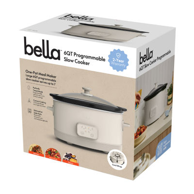 bella 6qt Programmable Slow Cooker