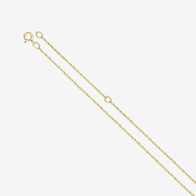 Personalized 14K Gold Over Sterling Silver Family Name and Monogram Necklace