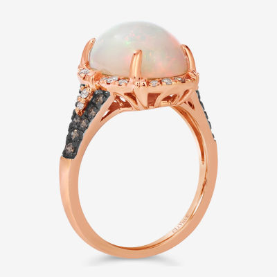 Le Vian® Ring featuring Neopolitan Opal™ Chocolate Diamonds® Nude Diamonds™ set in 14K Strawberry Gold®