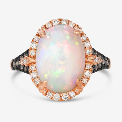 Le Vian® Ring featuring Neopolitan Opal™ Chocolate Diamonds® Nude Diamonds™ set in 14K Strawberry Gold®