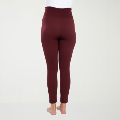 Muk Luks Womens High Rise Knit 26" Skinny Full Length Leggings