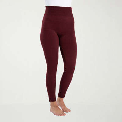 Muk Luks Womens High Rise Knit 26" Skinny Full Length Leggings