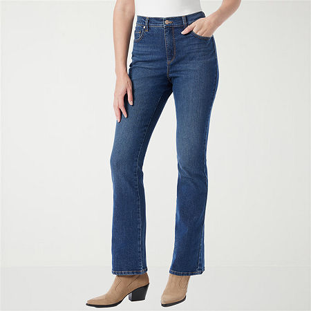 Gloria Vanderbilt Womens High Rise Bootcut Jean In Blue
