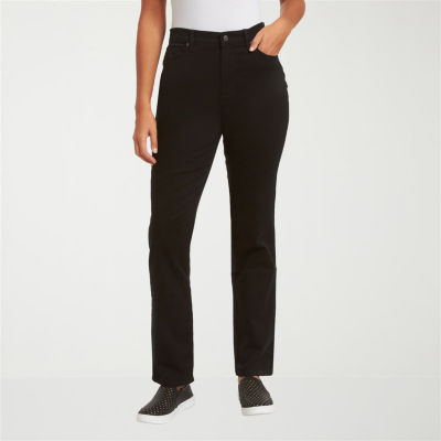 Gloria Vanderbilt Womens High Rise Straight Corduroy Pant