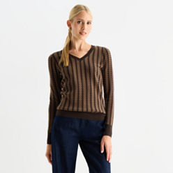 Worthington Brown Tops for Women - JCPenney