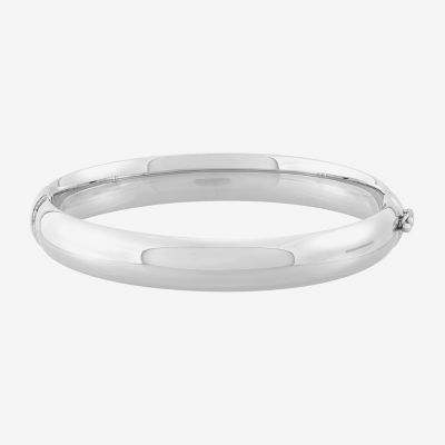 Silver Addiction Womens Sterling Silver Bangle Bracelet