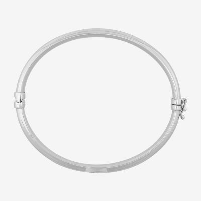 Silver Addiction Womens Sterling Silver Bangle Bracelet