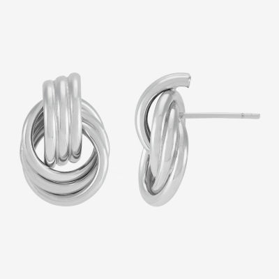 Silver Addiction Sterling Silver 14mm Stud Earrings