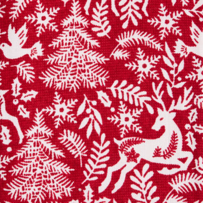 North Pole Trading Co. Scandi Deer 2-pc. Kitchen Towel Set