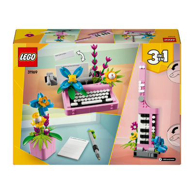 LEGO® Typewriter With Flowers 31169 Building Set (363 Pieces)