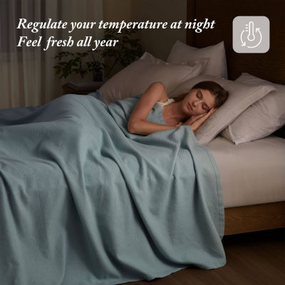 Madison Park Liquid Cotton Blanket