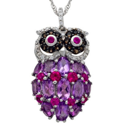Jcpenney owl necklace hot sale