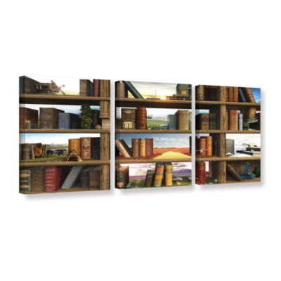 Brushstone Story World 3-pc. Gallery Wrapped Canvas Wall Art