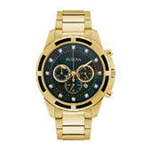 Bulova Classic Mens Chronograph Two Tone Stainless Steel Bracelet