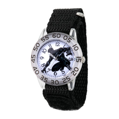 Black Panther Marvel Boys Black Strap Watch Wma000378