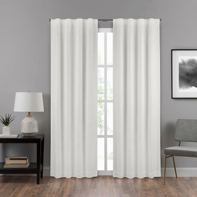 Eclipse Summit Energy Saving Draft Stopper Back-Tab Single Curtain ...