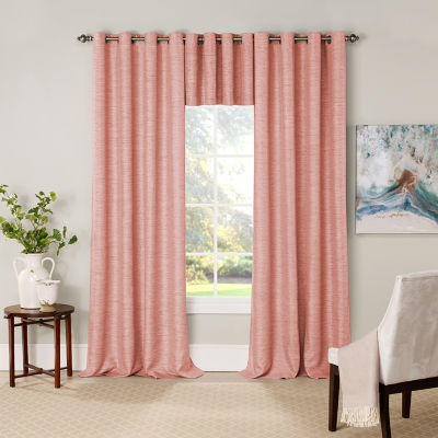 Eclipse Newport Jacquard Blackout Grommet Top Single Curtain Panel