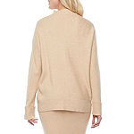 Worthington Womens High Neck Long Sleeve Pullover Sweater