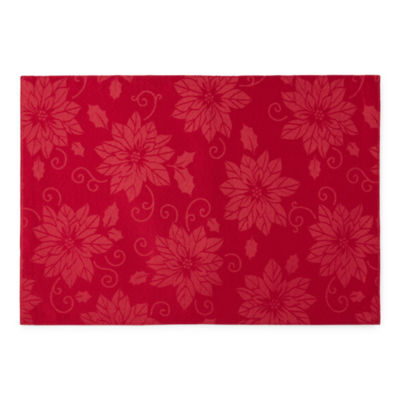 Homewear Holiday Red Jacquard Placemat