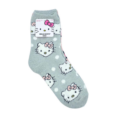 Cozy 2 Pair Hello Kitty Crew Socks Womens