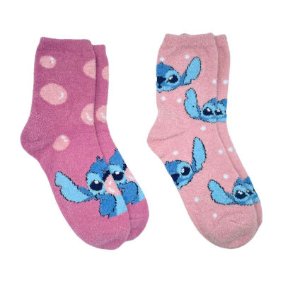 Cozy 2 Pair Stitch Crew Socks Womens