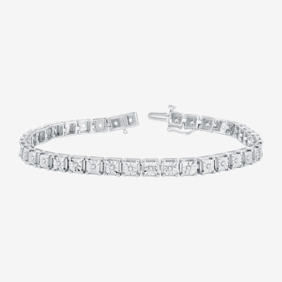 CT. T.W. Lab Grown Diamond Sterling Silver 7.5 Inch Tennis Bracelet