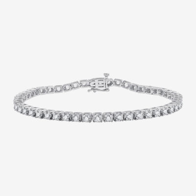 CT. T.W. Lab Grown Diamond Sterling Silver 7.5 Inch Tennis Bracelet