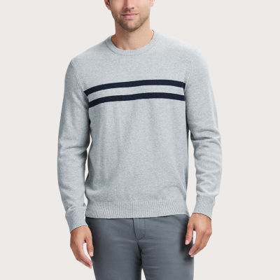 IZOD Striped Mens Crew Neck Long Sleeve Pullover Sweater