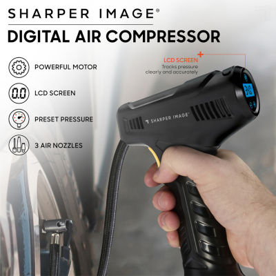 Sharper Image Digital + Portable Air Compressor