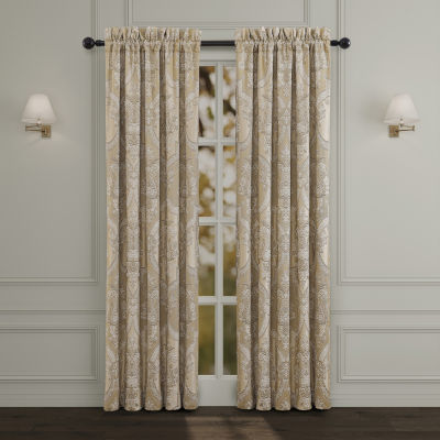 Queen Street Santina Room Darkening Rod Pocket Set of 2 Curtain Panel