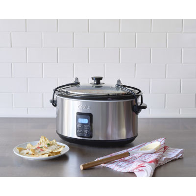 Cooks 5 Quart Programmable Latch and Travel Slow Cooker