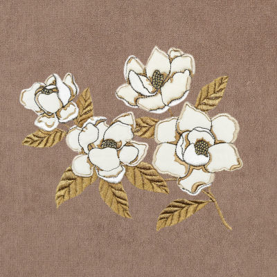 Linum Home Textiles Maggie 2-pc. Embellished Floral Bath Towel