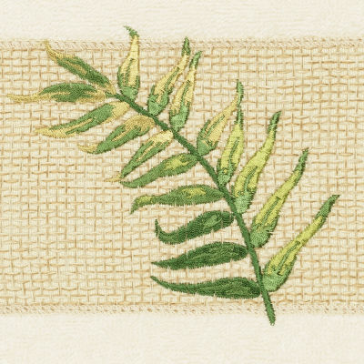 Linum Home Textiles Zoe Embellished Hand Towel