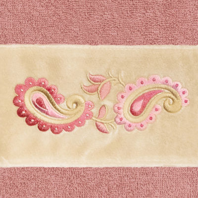 Linum Home Textiles Mackenzie Embellished 3-pc. Bath Towel Set