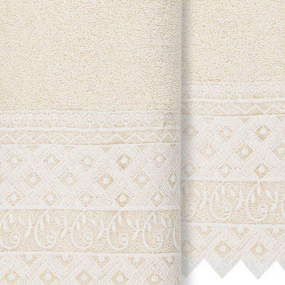 Linum Home Textiles Aiden 2-pc. Embellished Hand Towel