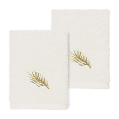 Linum Home Textiles Pierre 2-pc. Embellished Washcloth