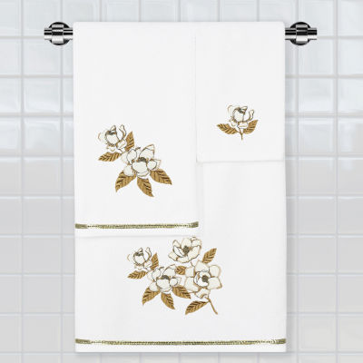 Linum Home Textiles Maggie Embellished 3-pc. Bath Towel Set