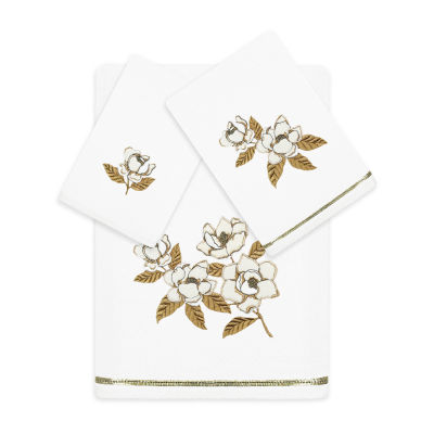 Linum Home Textiles Maggie Embellished 3-pc. Bath Towel Set