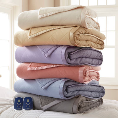 Micro Flannel Heated Electric Extra Weight Blanket JCPenney - Main Image