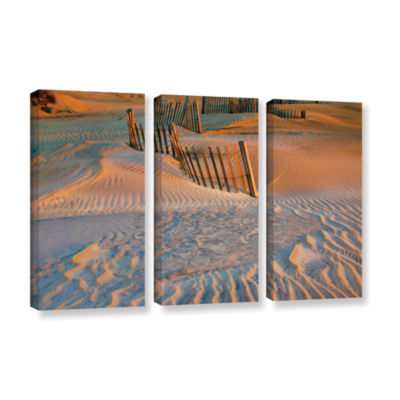 Brushstone Dune Patterns II 3-pc. Gallery WrappedCanvas Wall Art