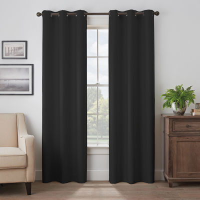 Eclipse Martina Grommet Top 100% Blackout Single Curtain Panel