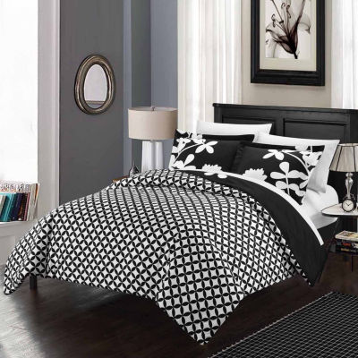 Chic Home Calla Lily 3-pc. Reversible Duvet Cover Set