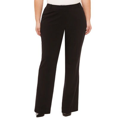 Worthington Womens Curvy Fit Trouser - Plus