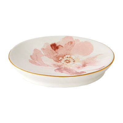 Saturday Knight Misty Floral Soap Dish, Color Pink JCPenney