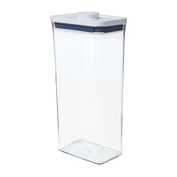 Good Grips POP Food Storage Container, Tall Rectangular, 3.7 Qt.