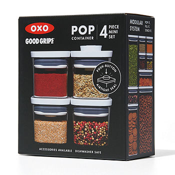 OXO Good Grips 4-Piece Mini POP Container Set