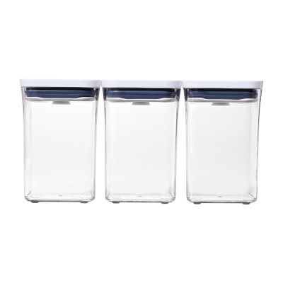 OXO Good Grips Pop 3-Pc Small Square Food Container