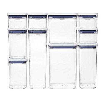 OXO Pop 3.7qt Plastic Rectangle Airtight Food Storage Container Clear